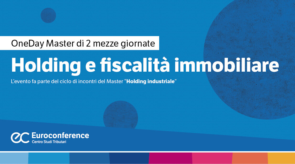 Immagine Holding e fiscalità immobiliare | Euroconference